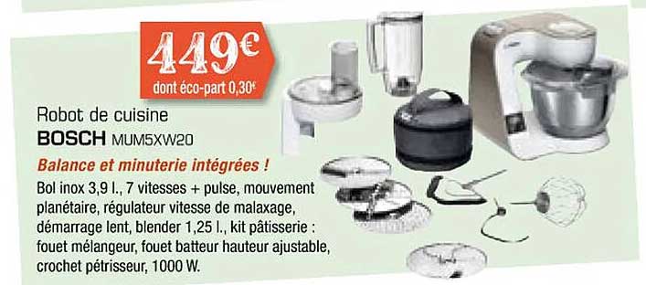 Robot De Cuisine Bosch