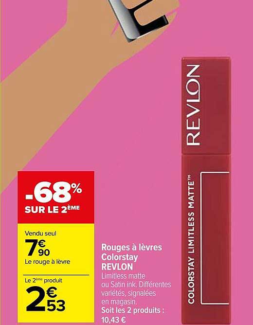 rouges à lèvres colorstay revlon