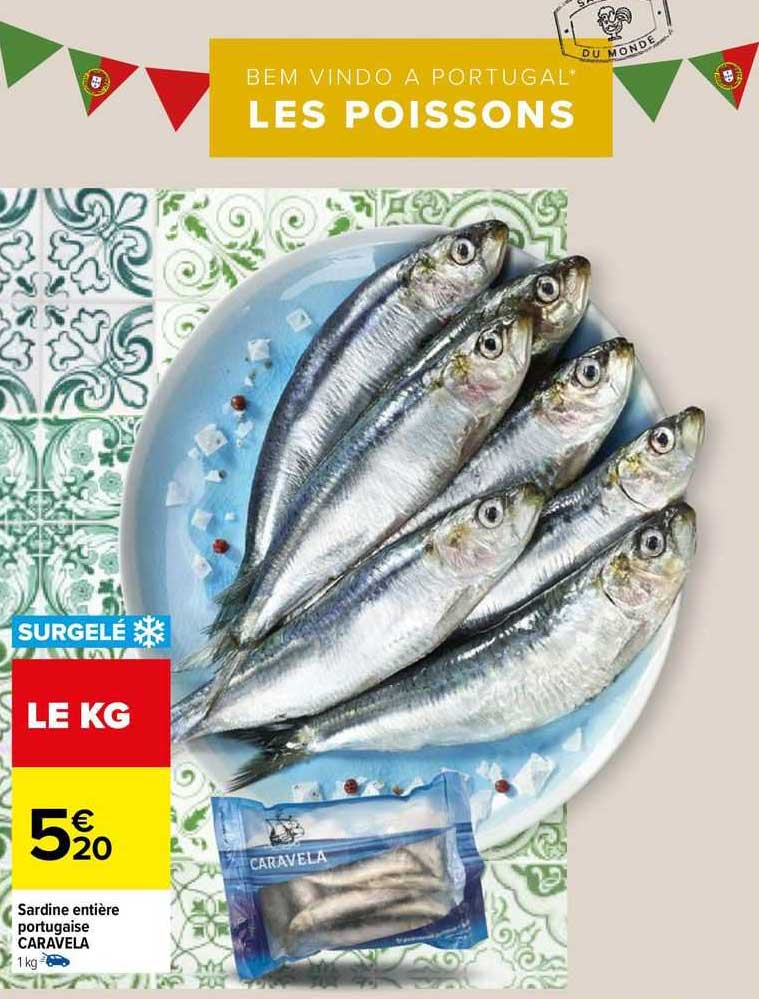 Sardine Entière Portugaise Caravela