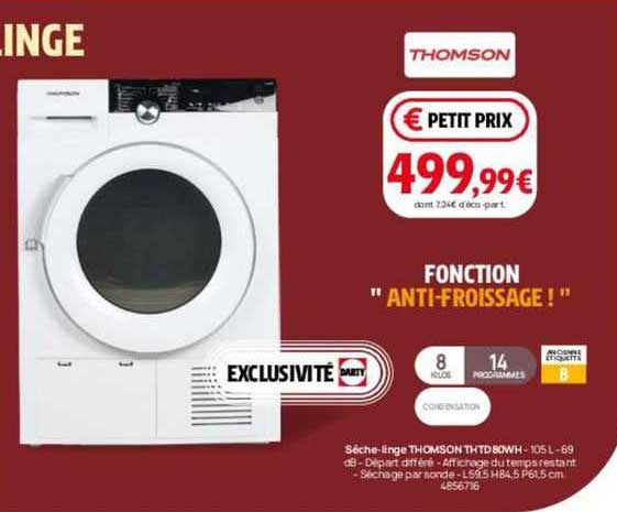 sèche-linge thomson