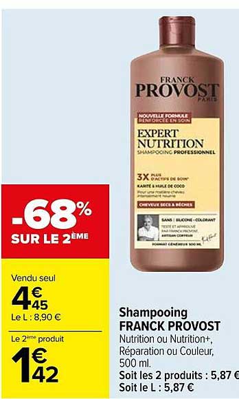 shampooing franck provost