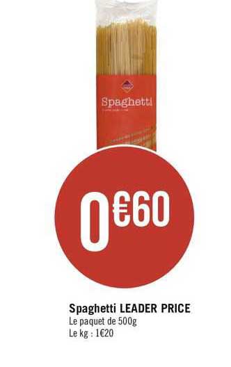 Spaghetti Leader Price