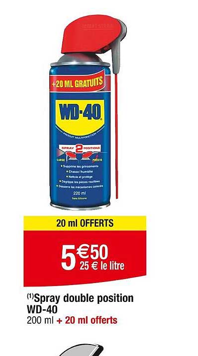 spray double position wd-40