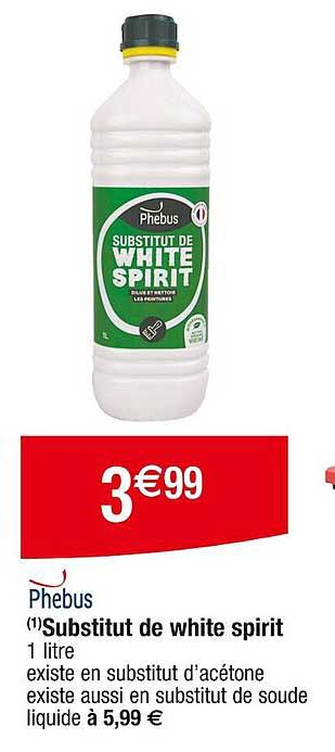 substitut de white spirit phebus