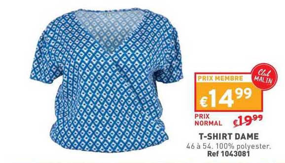 t-shirt dame