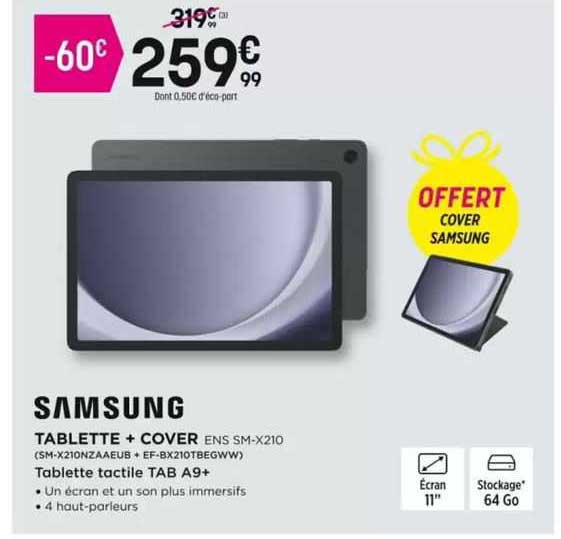 tablette + cover samsung