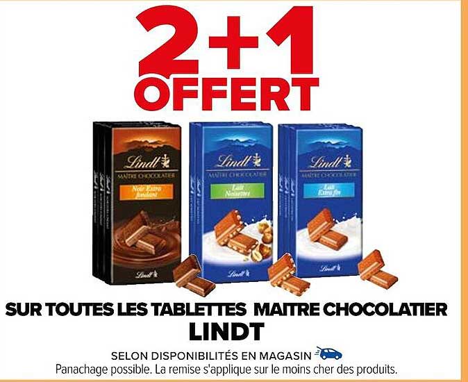 tablettes maître chocolatier lindt