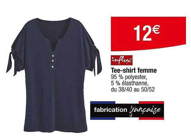tee-shirt femme influx