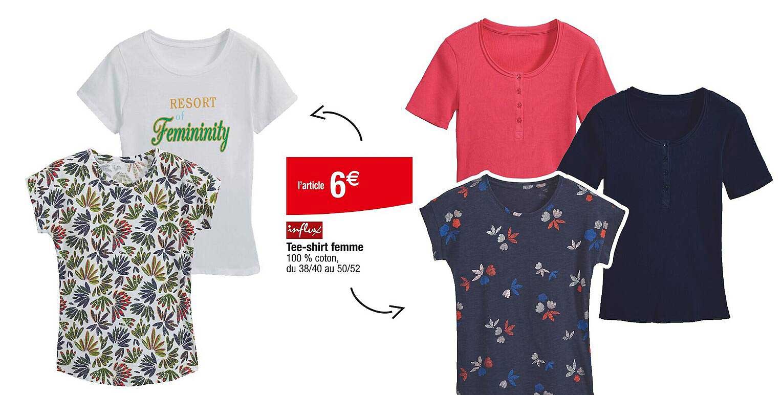 tee-shirt femme influx