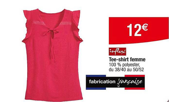 tee-shirt femme influx