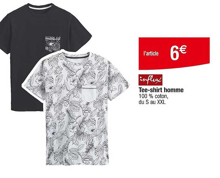 tee-shirt homme influx
