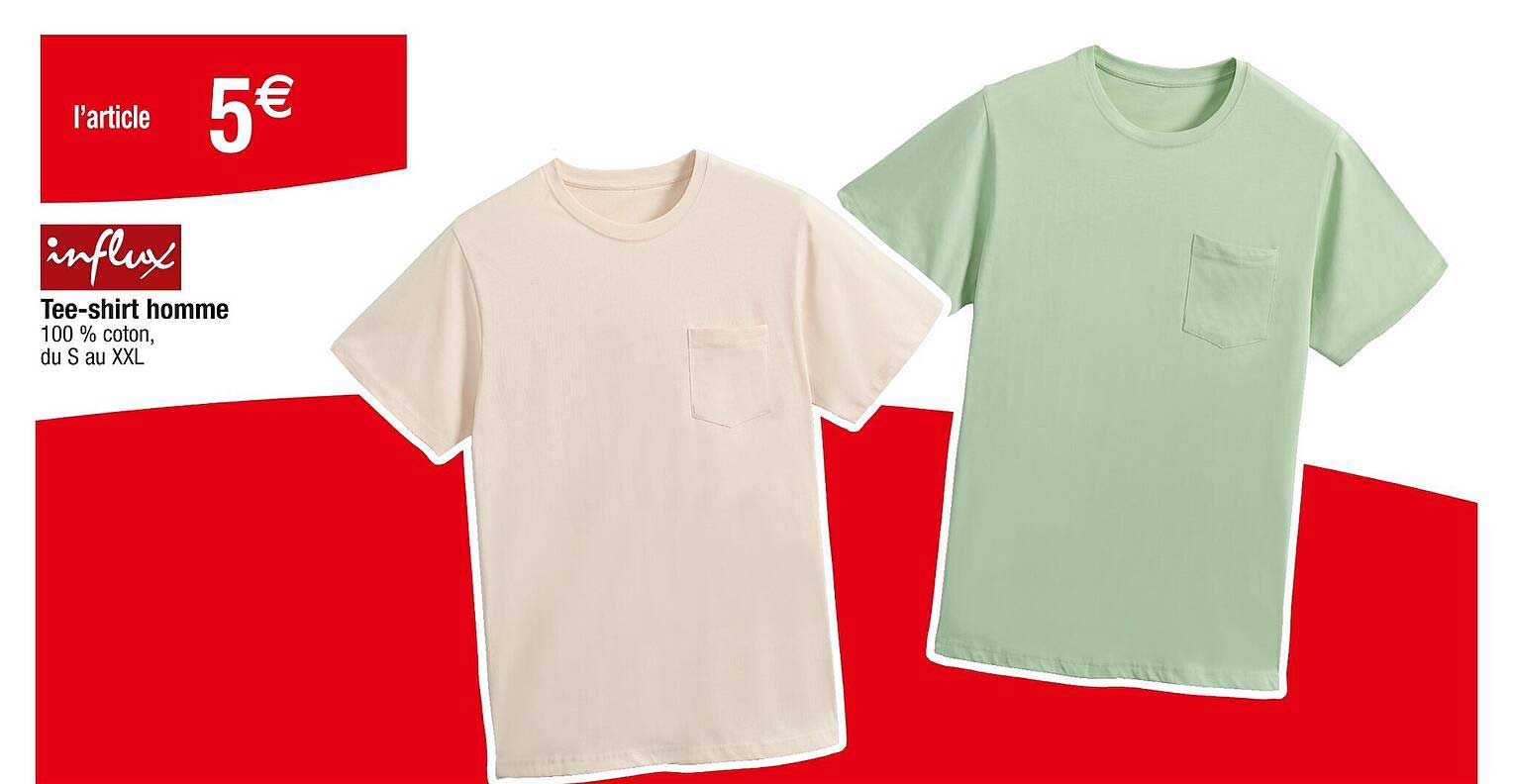 tee-shirt homme influx