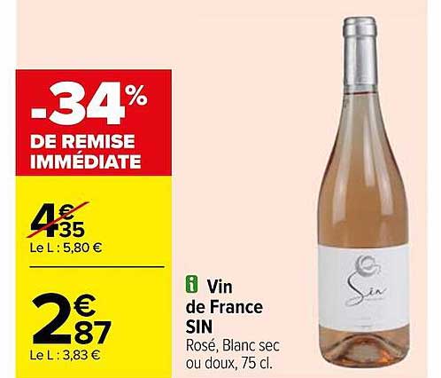 vin de france sin