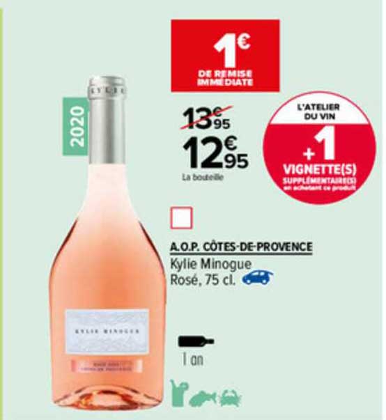 a.o.p. côtes-de-provence kylie minogue