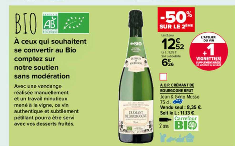 a.o.p. crémant de bourgogne brut jean & géno musso