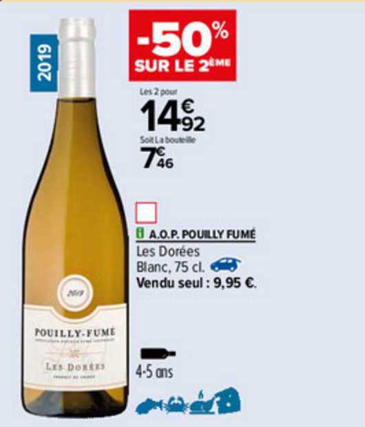 a.o.p. pouilly fumé les dorées