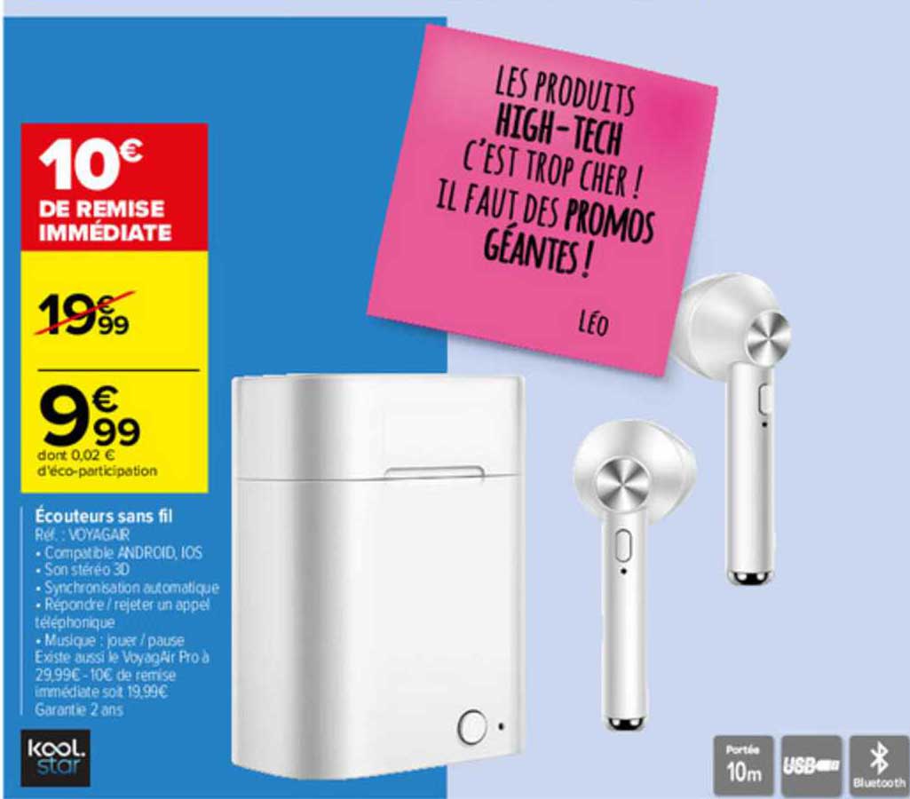 Acouteurs Sans Fil Koolstar