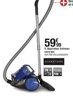 Aspirateur Traîneau Sans Sac Signature