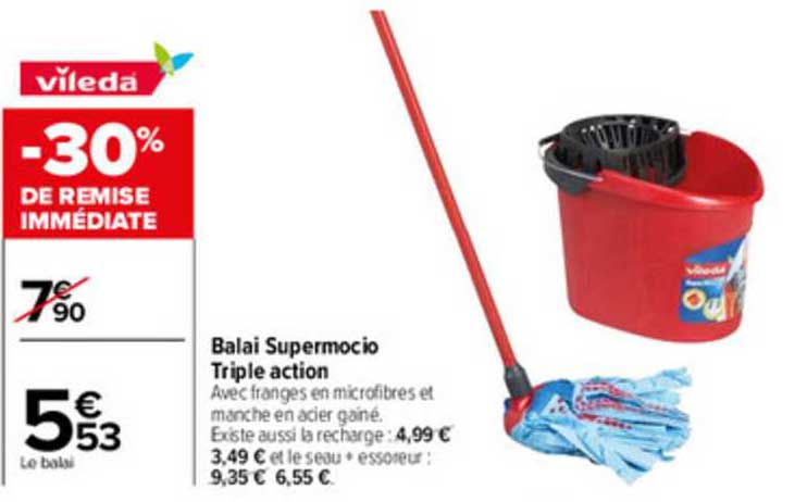 Balai Supermocio Triple Action
