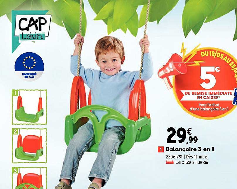 balançoire 3 en1