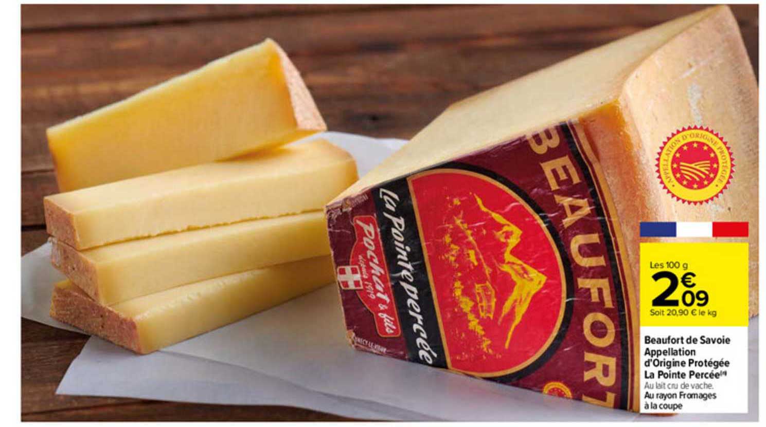 beaufort de savoie appellation d'origine protégée la pointe percée