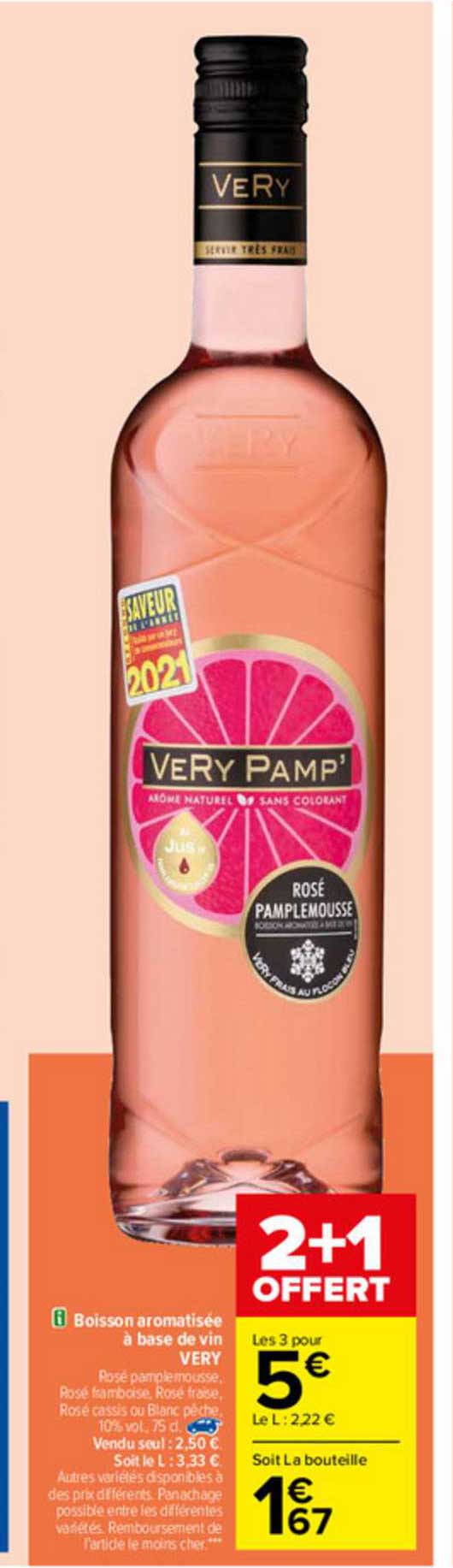 boisson aromatisée à base de vin cery pamp'