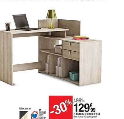bureau d'angle vista