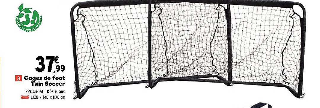 cages de foot twin soccer
