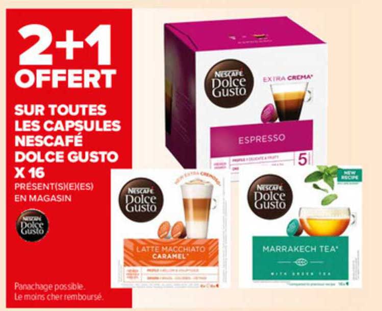 Capsules Nescafé Dolce Gusto X16