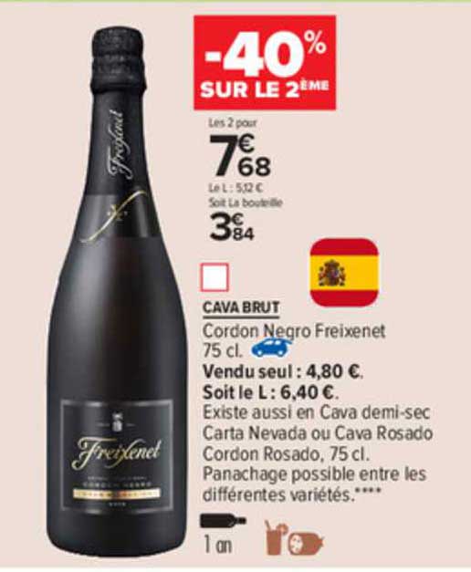 cava brut cordon negro freixenet