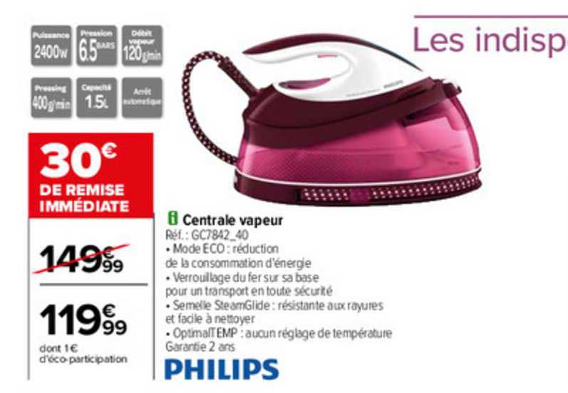 Centrale Vapeur Philips