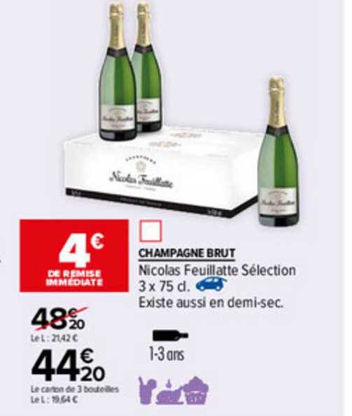 champagne brut nicolas feuillatte sélection