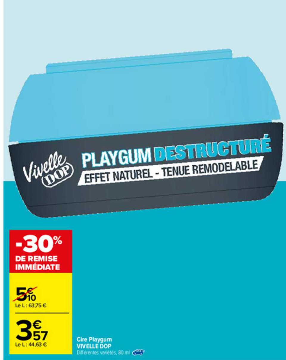 cire playgum vivelle dop