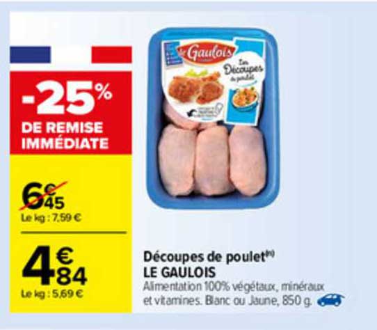 Découpes De Poulet Le Gaulois