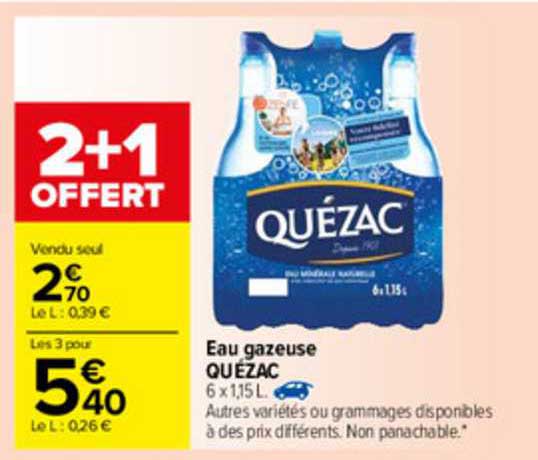 Eau Gazeuse Quézac