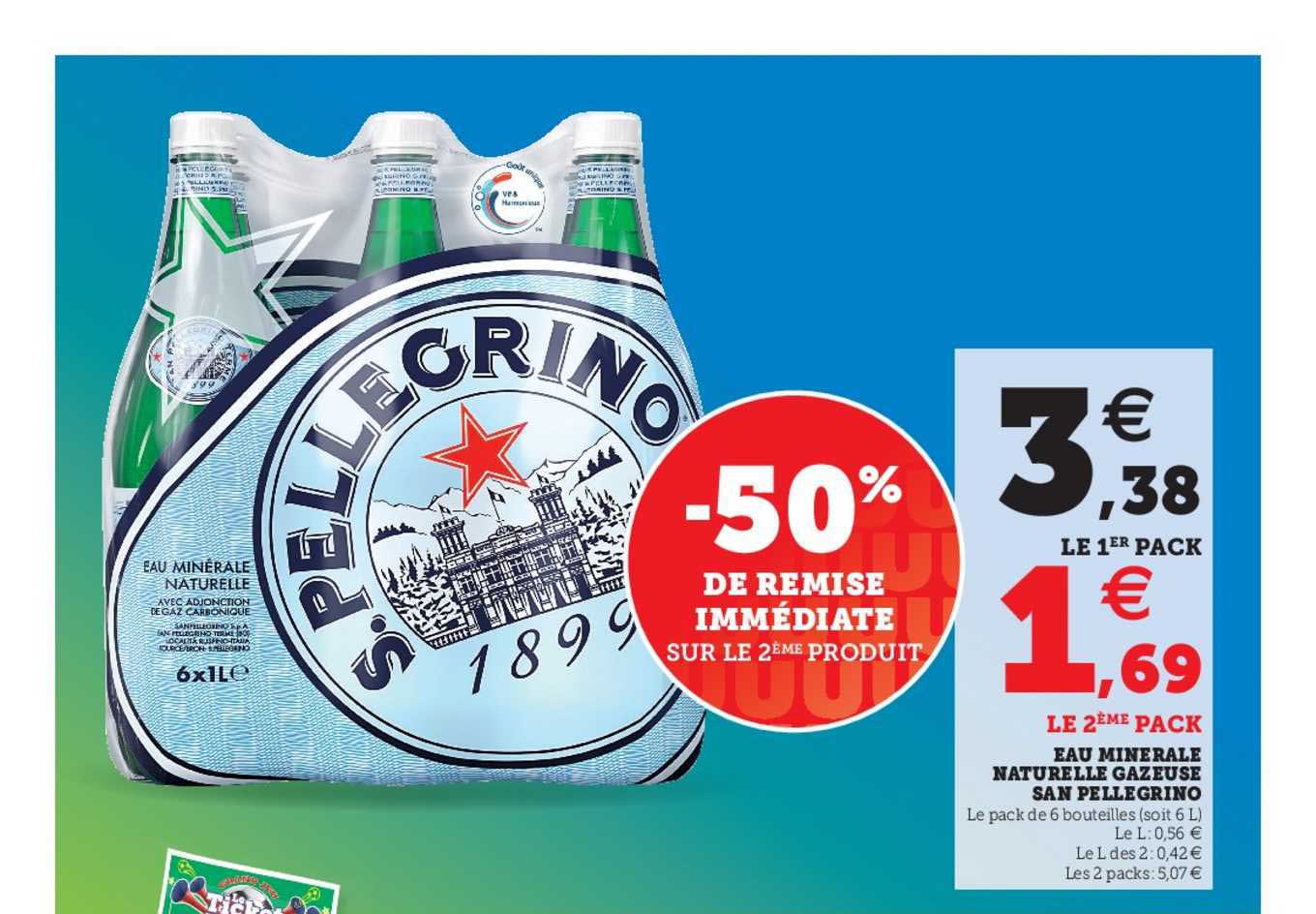 eau minérale naturelle gazeuse san pellegrino