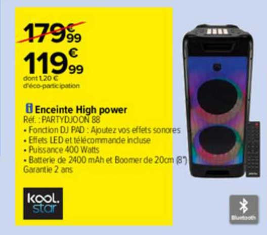 enceinte high power