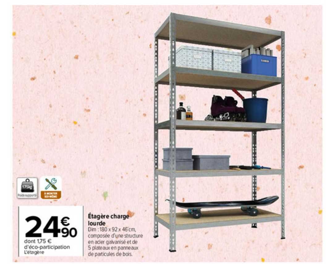 étagère charge lourde