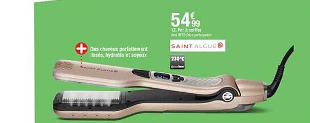 fer à coiffer saint algue