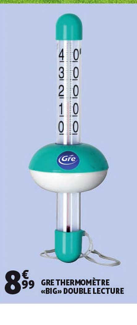 gre thermometre big double lecture