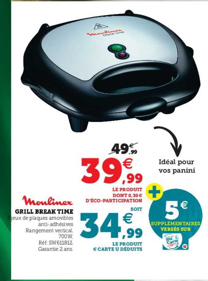 Grill Break Time Moulinex