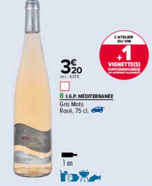 i.g.p. méditerranée gris mots