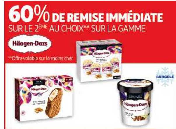 la gamme häagen-dazs
