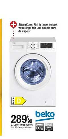 lave-linge hublot beko