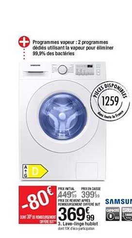 lave-linge hublot samsung