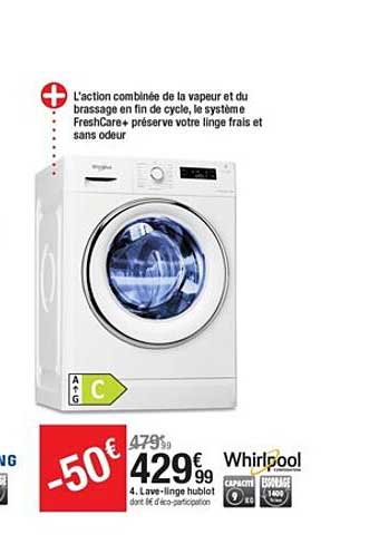 lave-linge hublot whirlpool