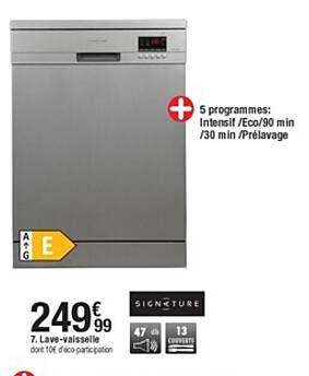 lave-vaisselle signature
