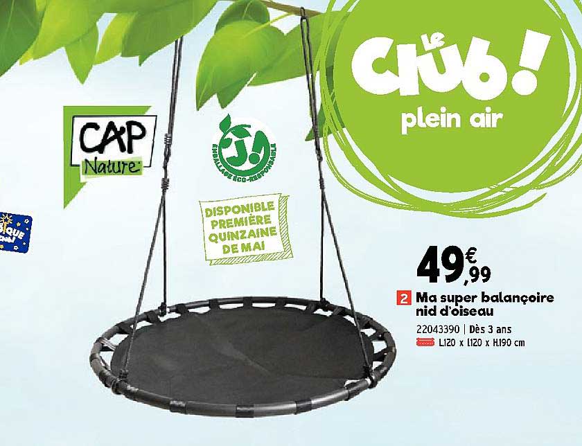 ma super balançoire nid d'oiseau