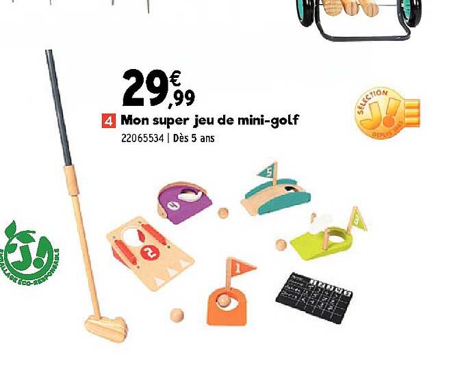 mon super jeu de mini-golf