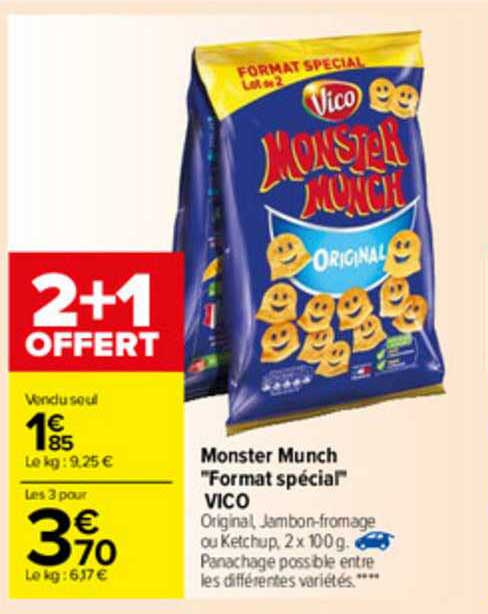 monster munch "format spécial" vico